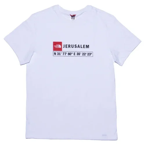 The North Face חולצת טי קצרה גברים GPS with The North Face® JERUSALEM store location נורת פייס