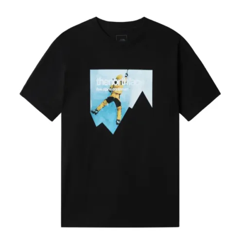 The North Face חולצת טי קצרה ילדים MOUNTAIN HEAVYWEIGHT UNISEX נורת פייס